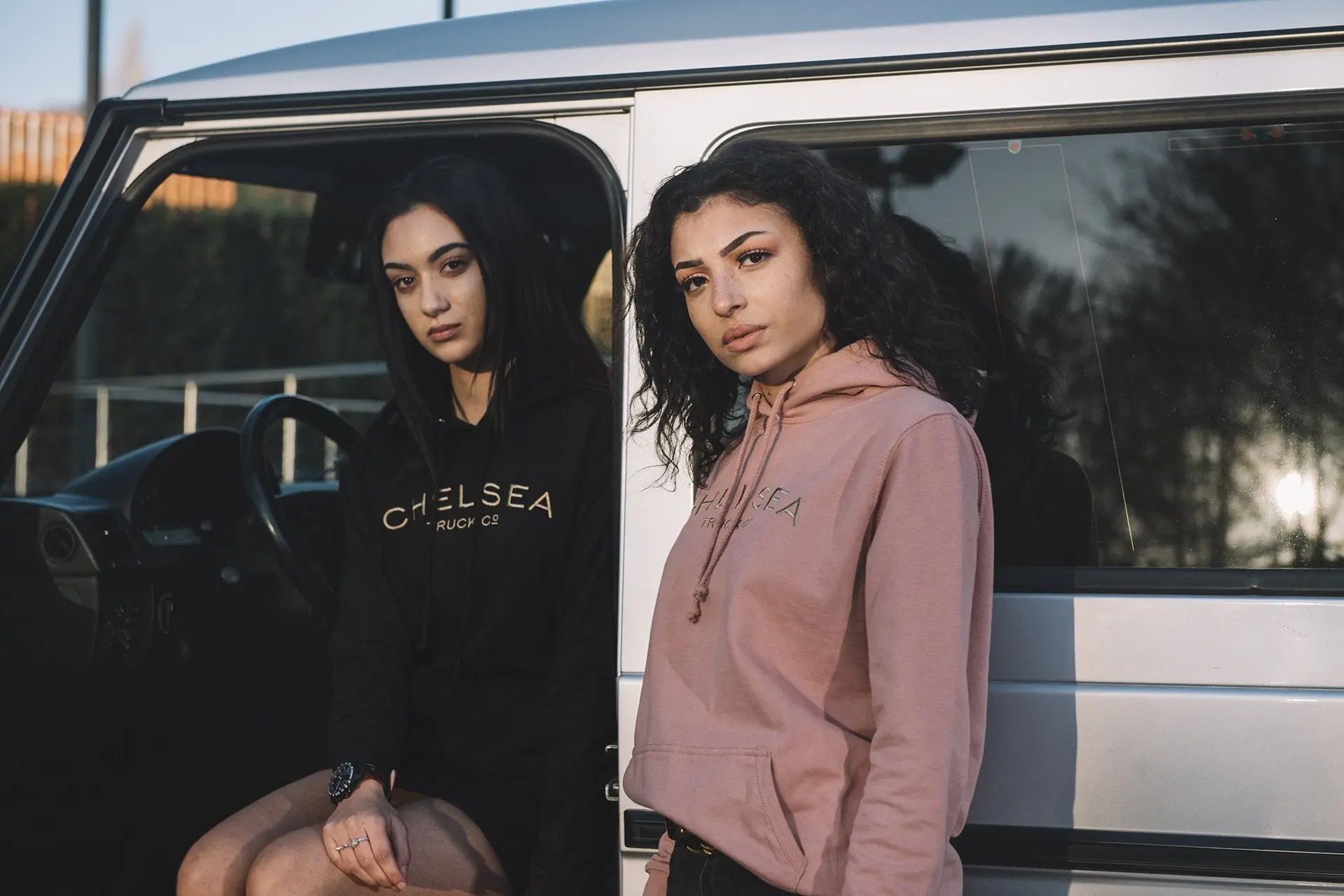 Black with Gold Embroidery Chelsea Truck Co Hoodie - Image 6