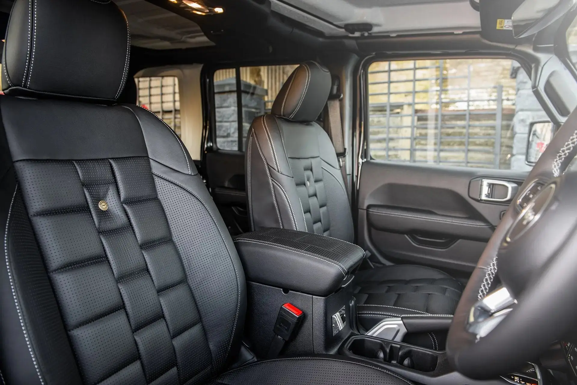 Jeep Wrangler JL (2018 Onwards) 2 Door 3D Modular Leather Interior - Image 21