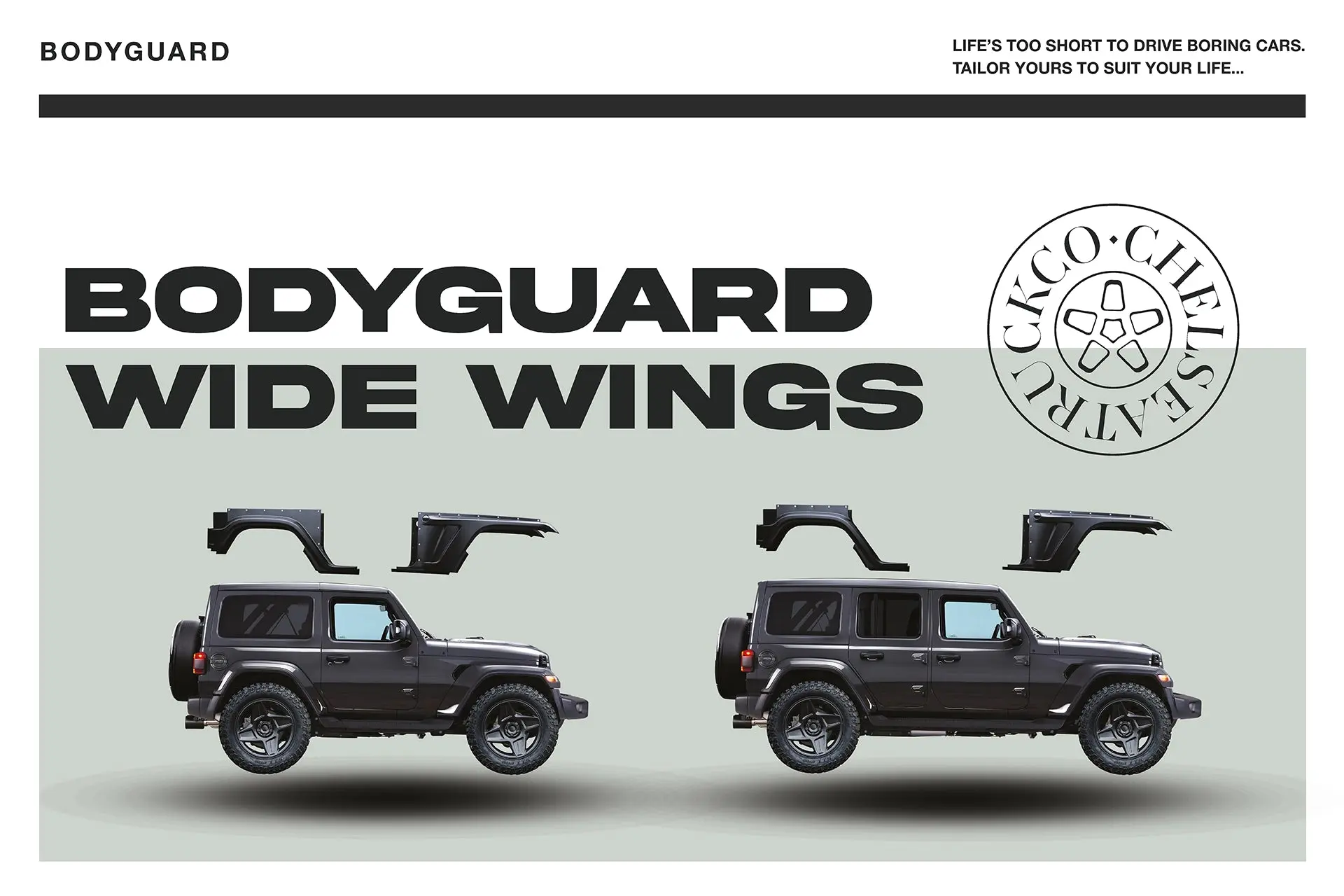 JEEP WRANGLER JL (2018 Onwards) 4 DOOR BODYGUARD BODYKIT - Image 4