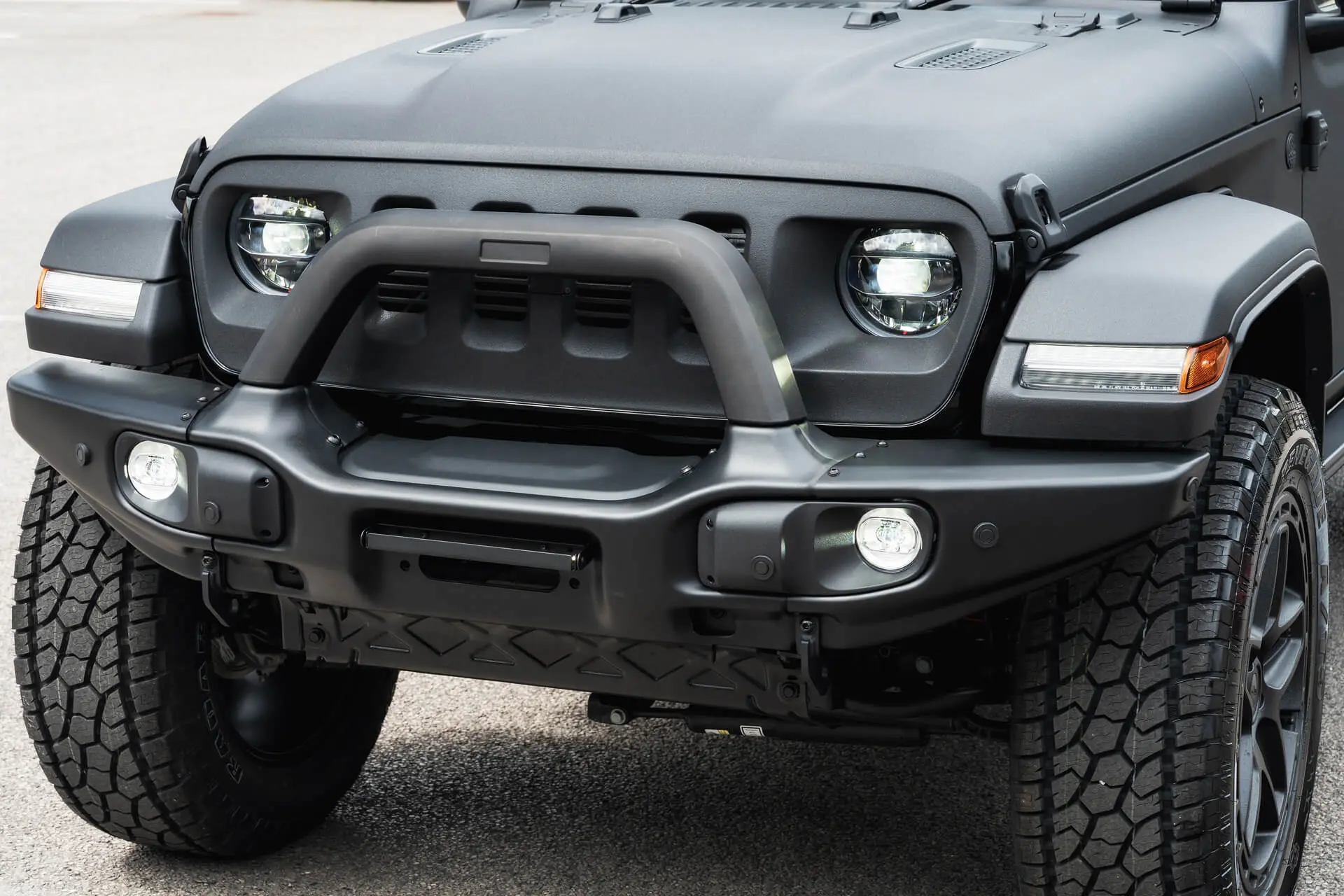 JEEP WRANGLER JL (2018 Onwards) Expedition Front Bumper with Integrated A Bar - Image 25