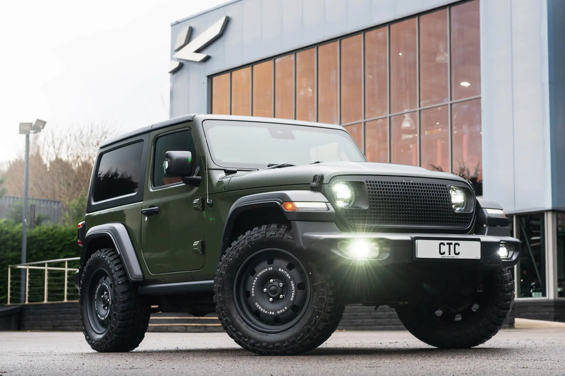 JEEP WRANGLER JL (2018 Onwards) Heritage Lattice Front Grille - Image 5