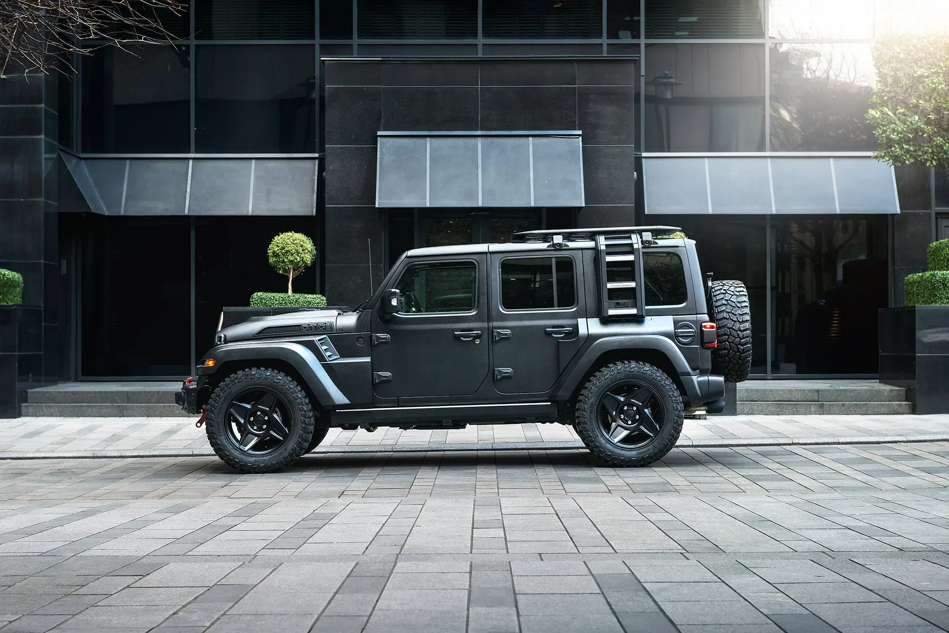 JEEP WRANGLER JL (2018 Onwards) Expedition Roof Rack and Side Ladder - Image 16