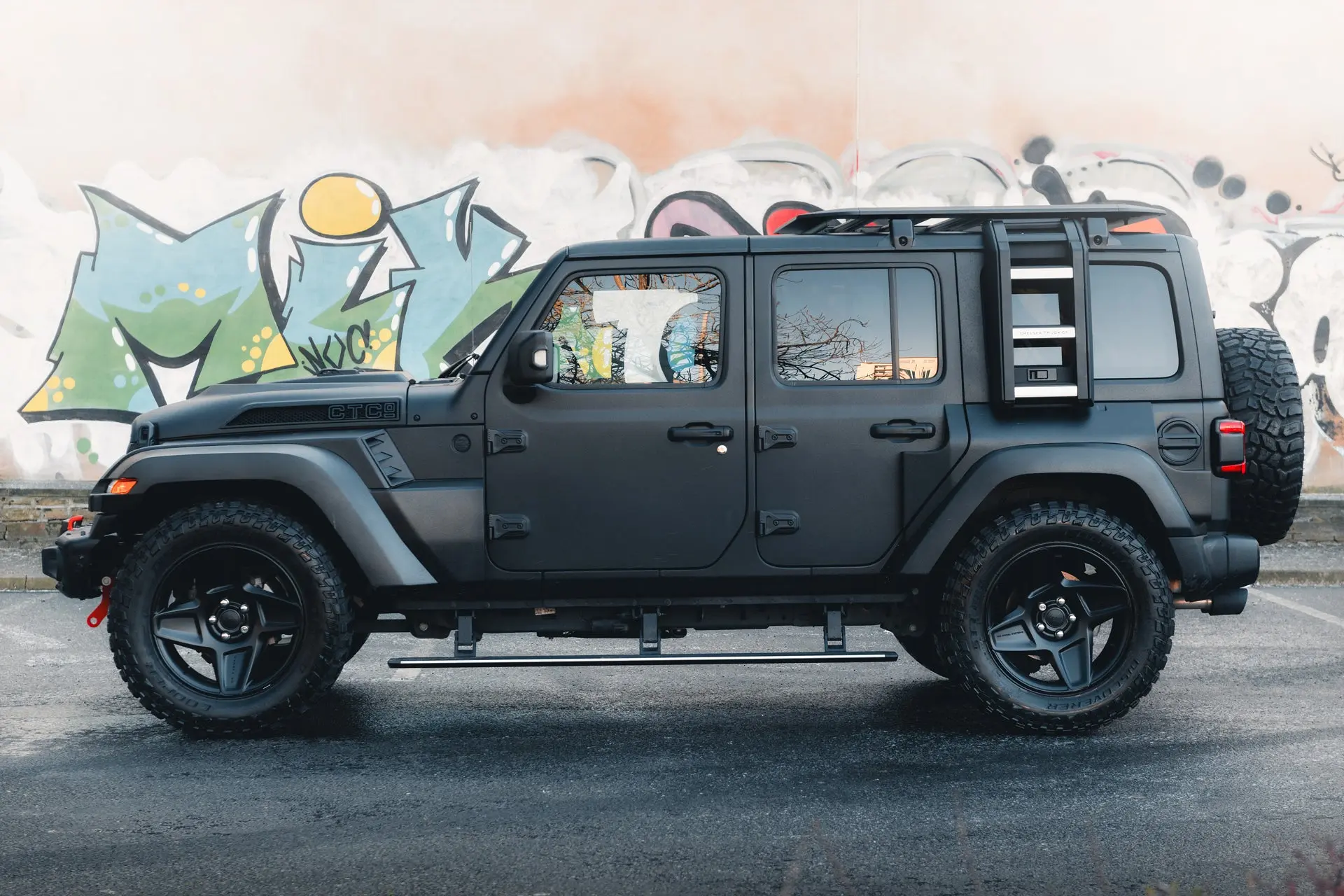 JEEP WRANGLER JL (2018 Onwards) Expedition Roof Rack and Side Ladder - Image 2