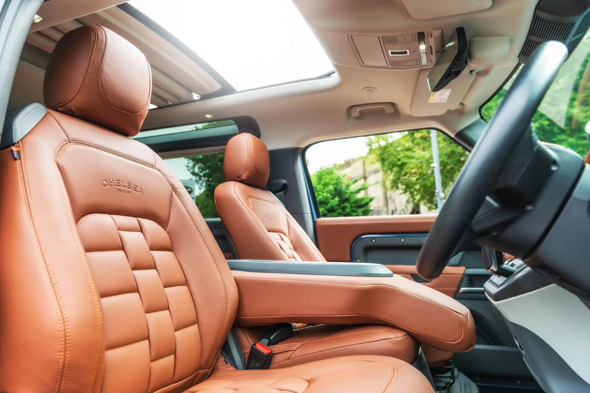 Land Rover Defender 130 3D Modular Pattern Leather Interior - Image 24