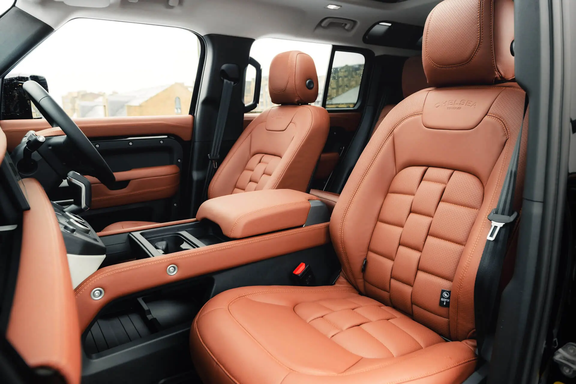 Land Rover Defender 130 3D Modular Pattern Leather Interior - Image 35