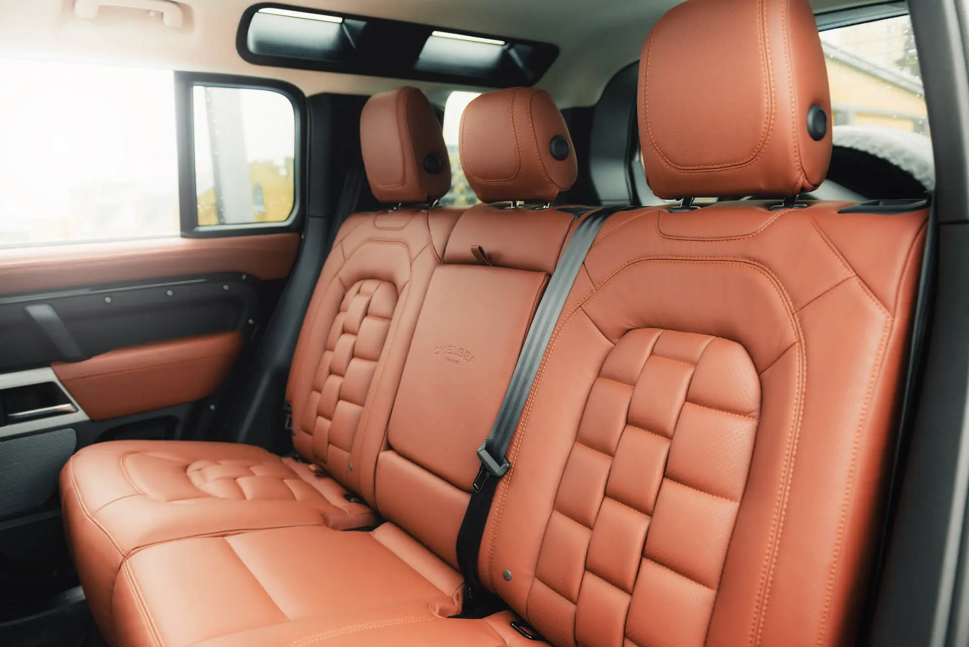 Land Rover Defender 130 3D Modular Pattern Leather Interior - Image 40