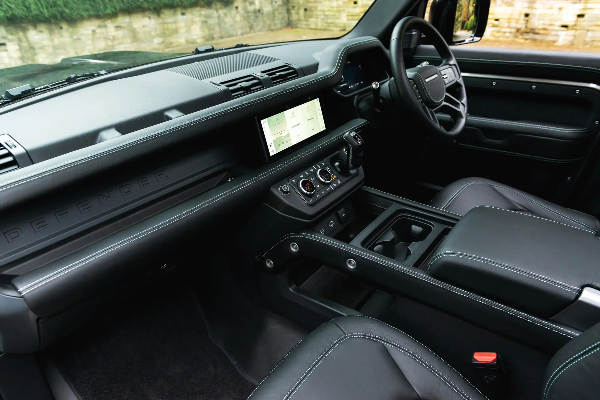 Land Rover Defender 130 3D Modular Pattern Leather Interior - Image 48