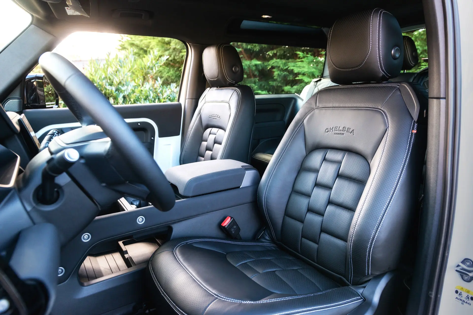 Land Rover Defender 130 3D Modular Pattern Leather Interior - Image 74