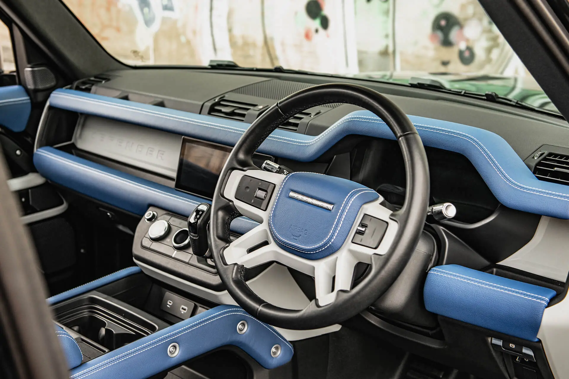 Land Rover Defender 110 Clam Shell Pattern Leather Interior - Image 30