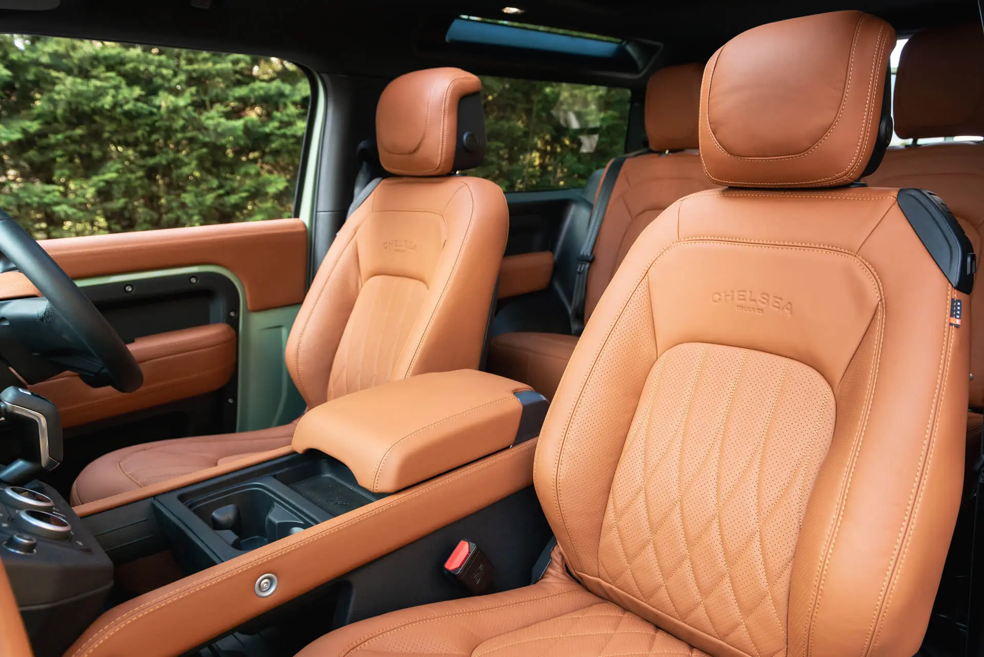 Land Rover Defender 130 Designo Pattern Leather Interior - Image 11
