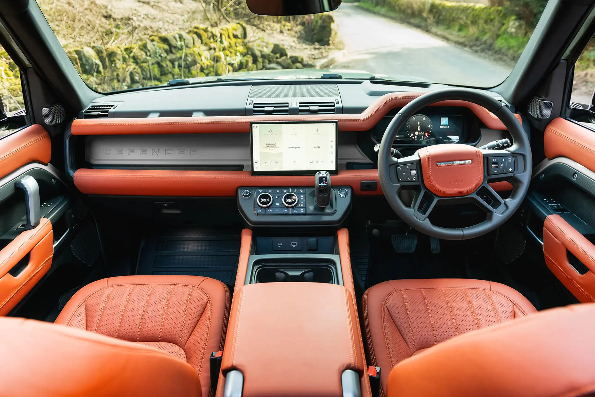 Land Rover Defender 130 Designo Pattern Leather Interior - Image 3
