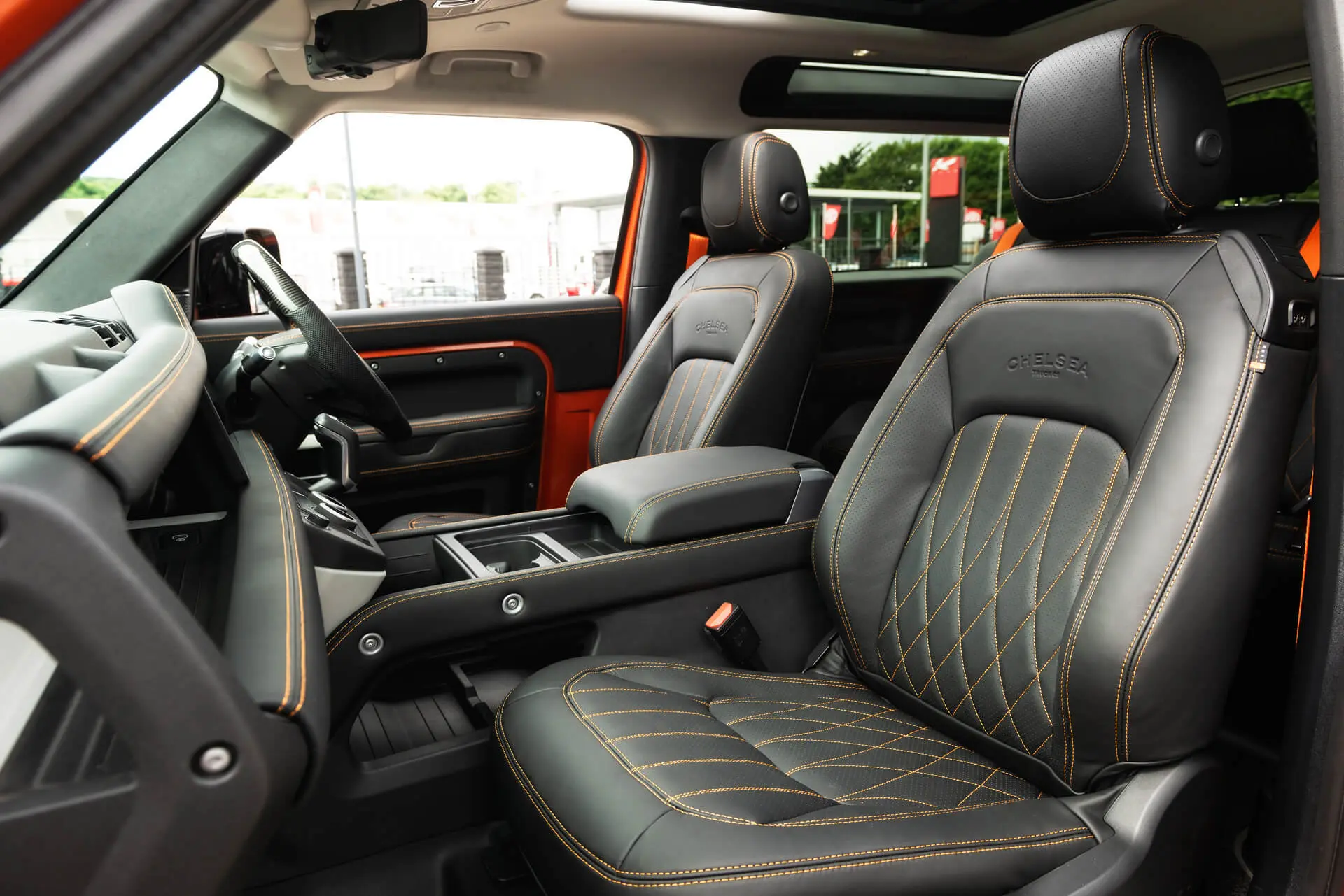 Land Rover Defender 130 Designo Pattern Leather Interior - Image 7