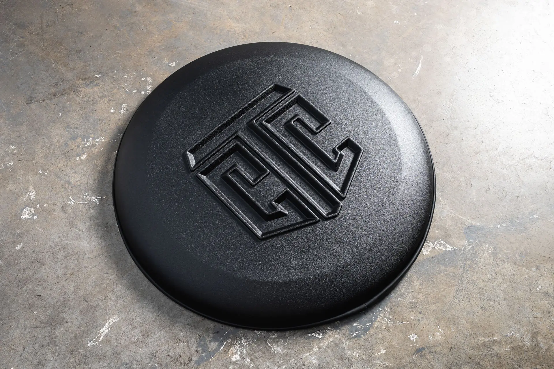 Hard Spare Wheel Cover for Land Rover Defender (2020 Onwards) - Satin Black Military Finish