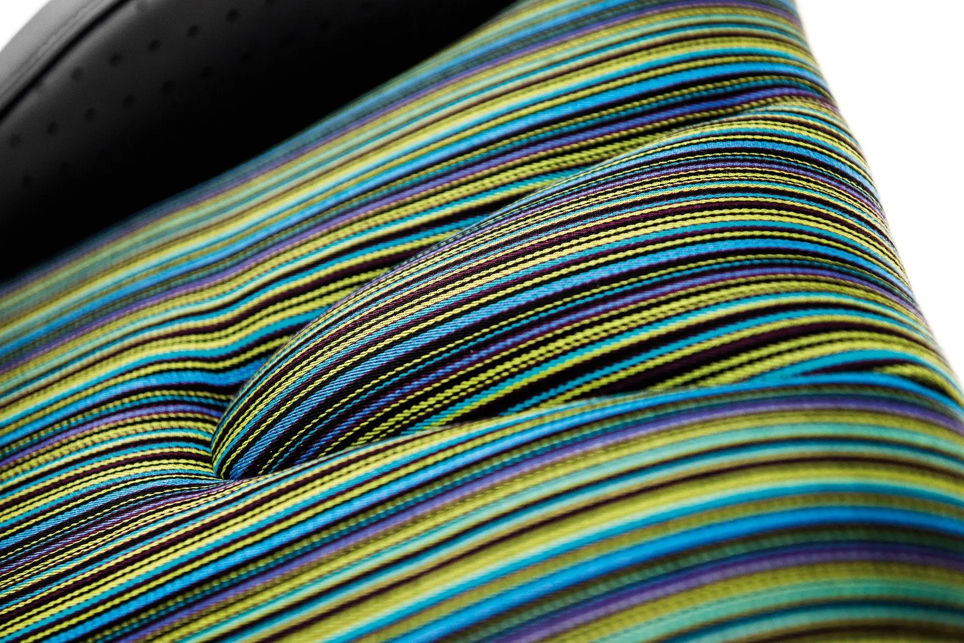 Land Rover Defender 90 Stripe Pattern Leather Interior - Image 3