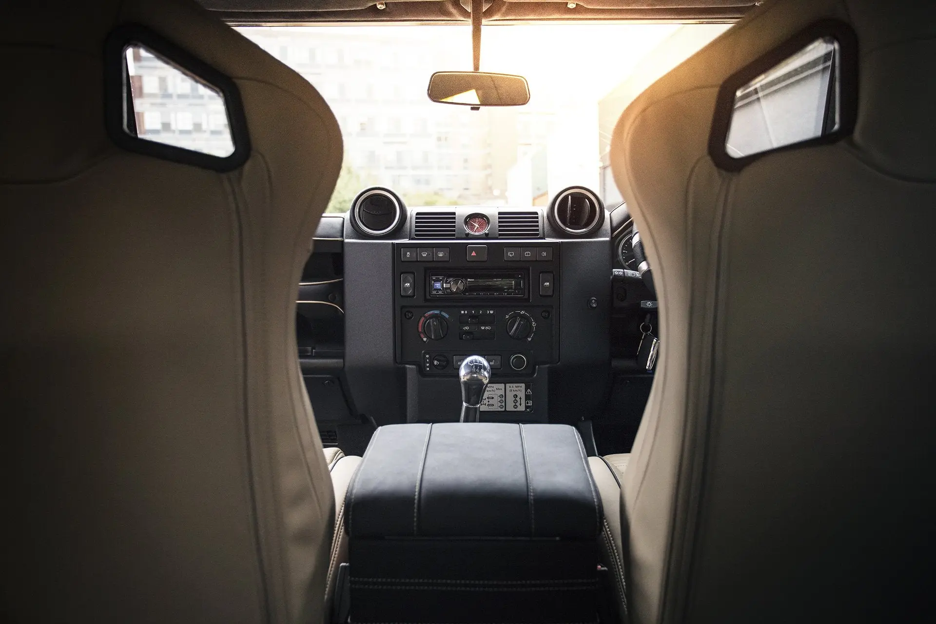 Land Rover Defender 90 Interlock Pattern Leather Interior - Image 5