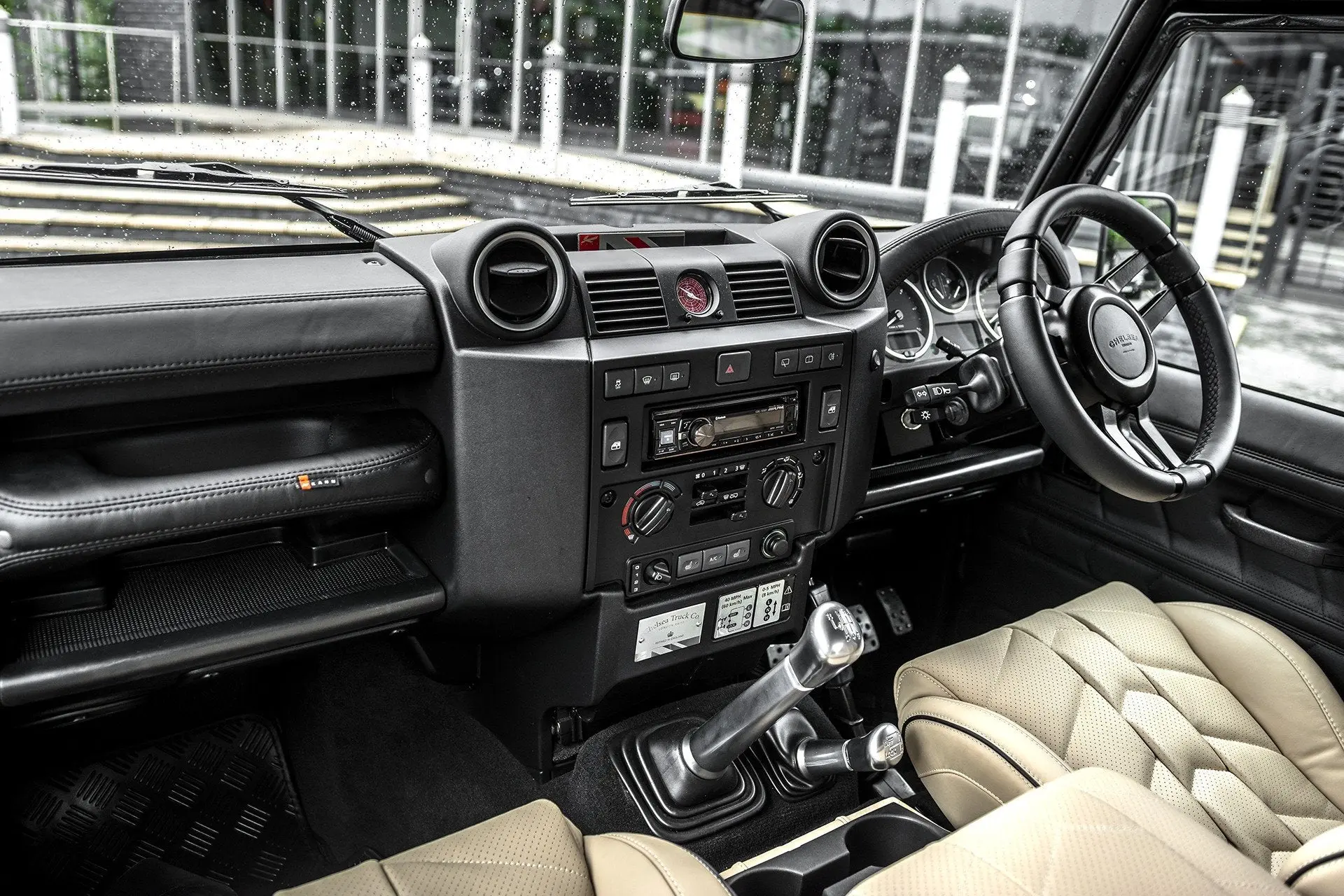 Land Rover Defender 90 (1991-2016) - Herringbone Pattern Leather Interior - Image 7
