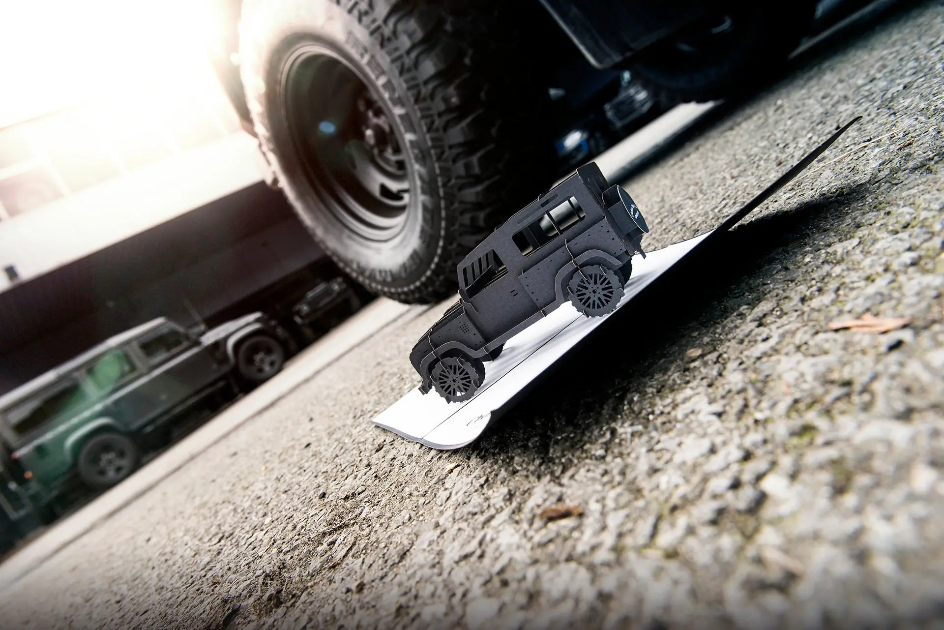 Land Rover Defender 90 (1991-2016) 3D Pop Up Greeting Card - Image 6
