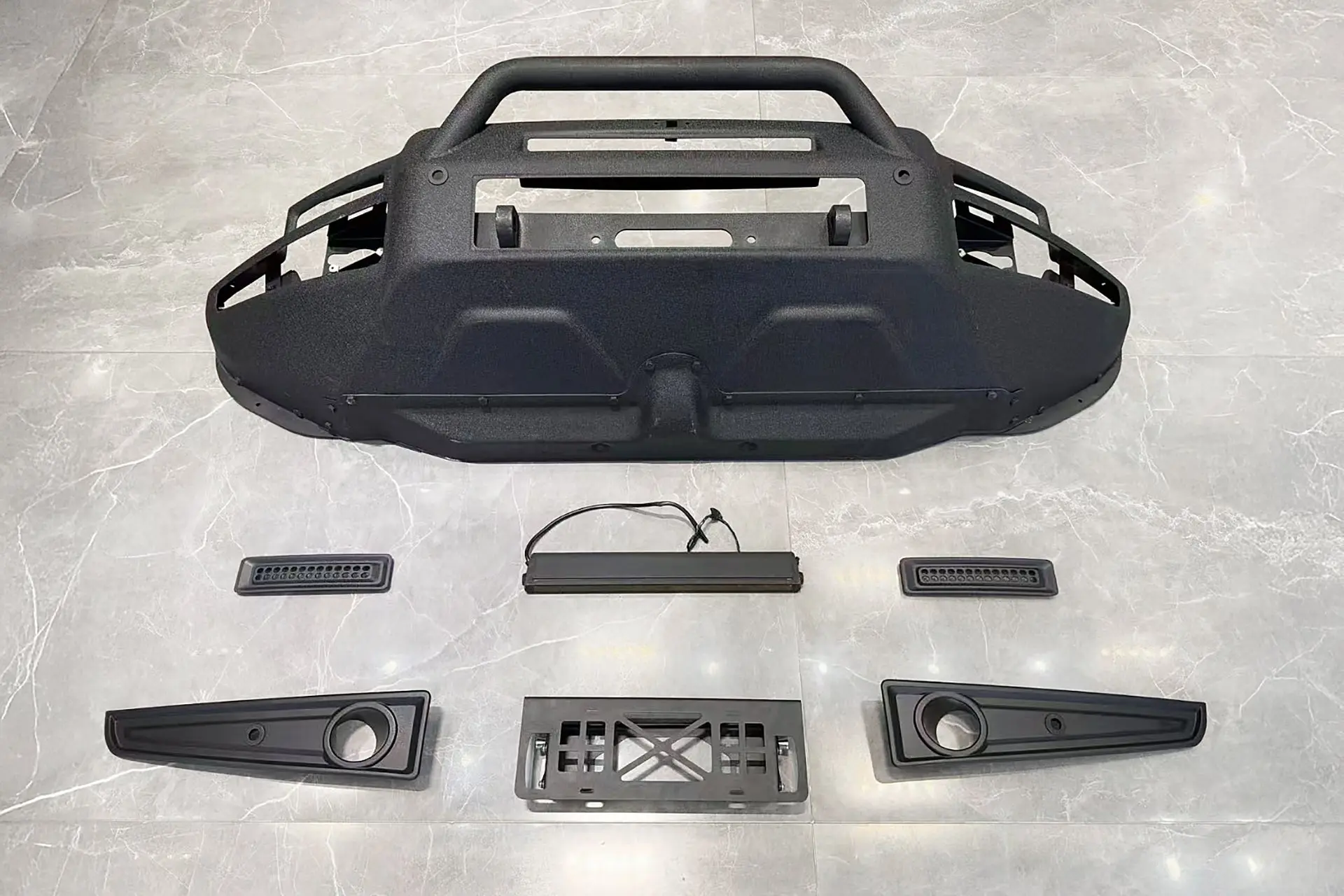Land Rover Defender Expedition Front Bumper with Integrated A-Bar (2020 Onwards) - Image 13