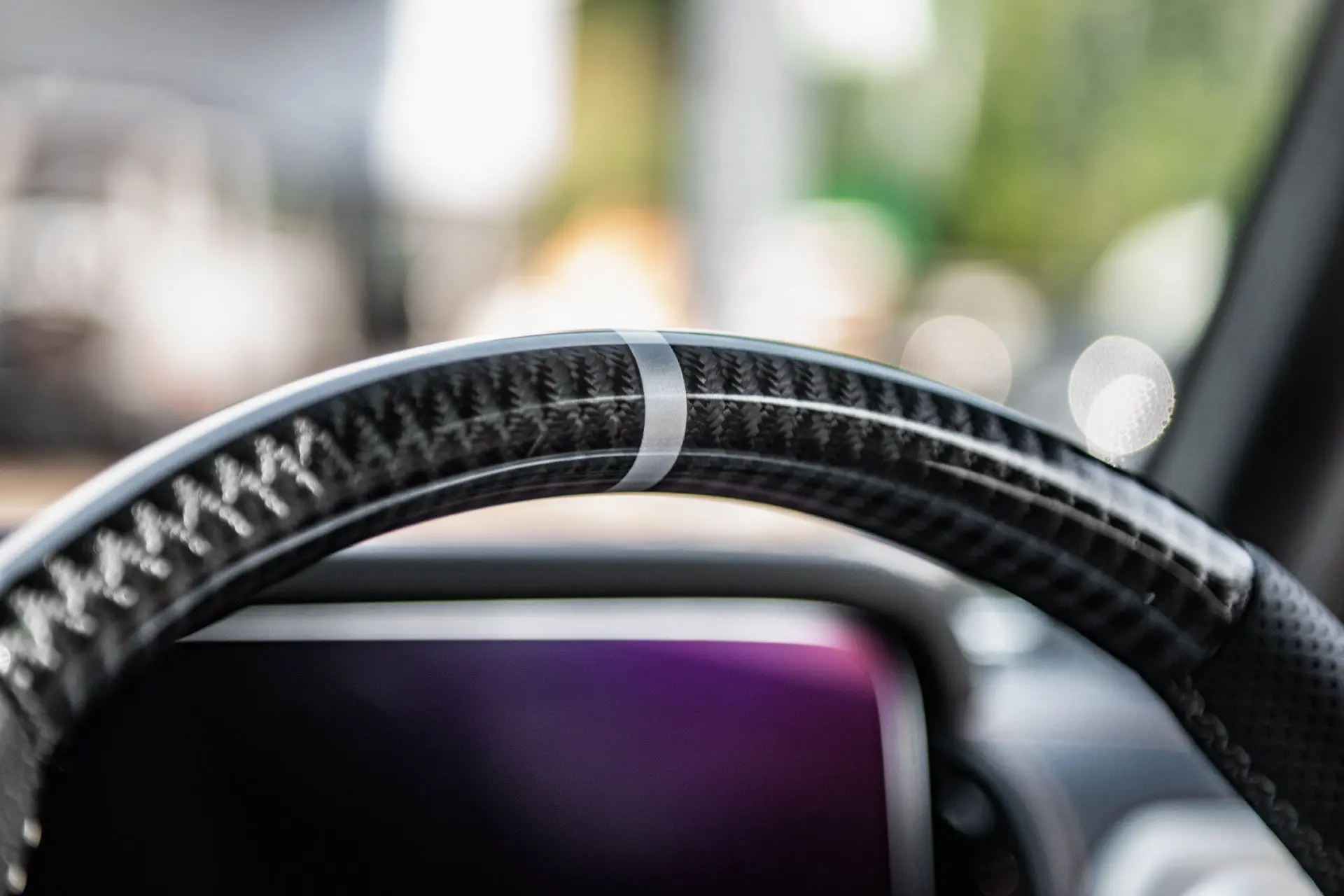 Mercedes G-Wagon G63 AMG Carbon Steering Wheel (2020 Onwards) - Image 6