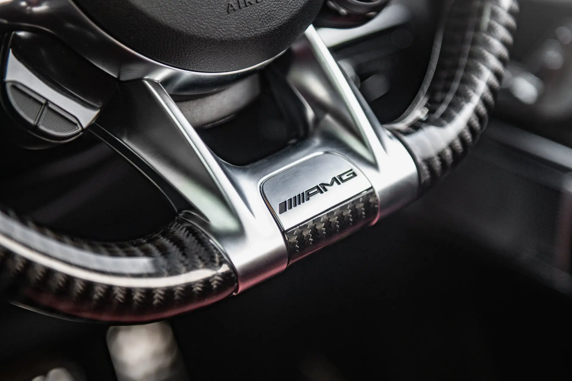 Mercedes G-Wagon G63 AMG Carbon Steering Wheel (2020 Onwards) - Image 7