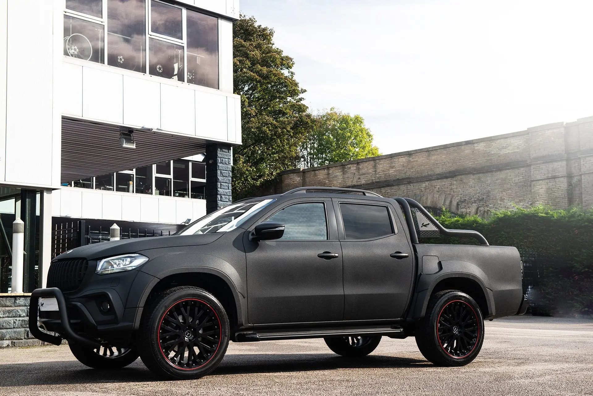 MERCEDES X-CLASS (2019 Onwards) FRONT BUMPER A-BAR in black - Image 6