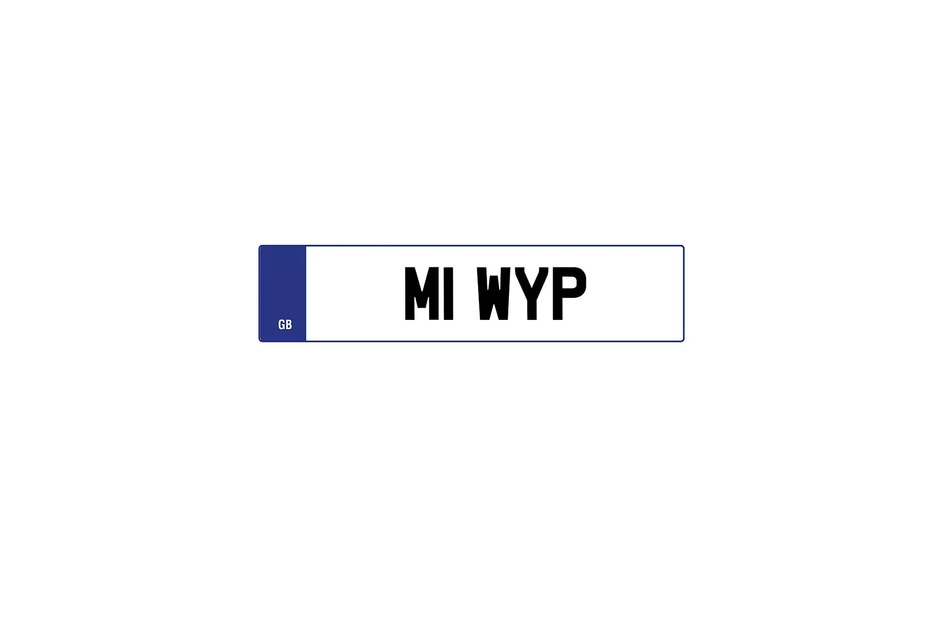 Private Plate M1 WYP - Image 2